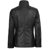 image:imageLeather Coats for Womens  Genuine Long Leather Jacket WomenErin  Black  Cognac Leather Coat