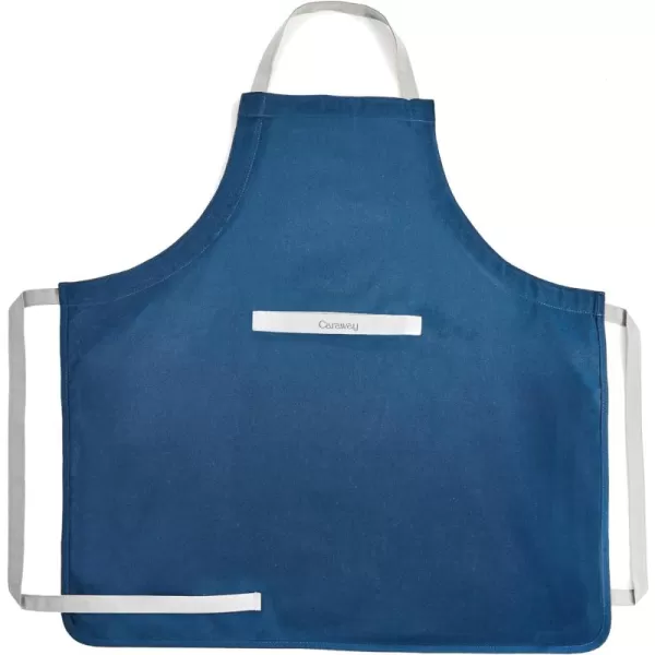 imageCaraway Apron  100 Organic Cotton Apron  Features 2 Pockets ampamp Adjustable Neck StrapNavy