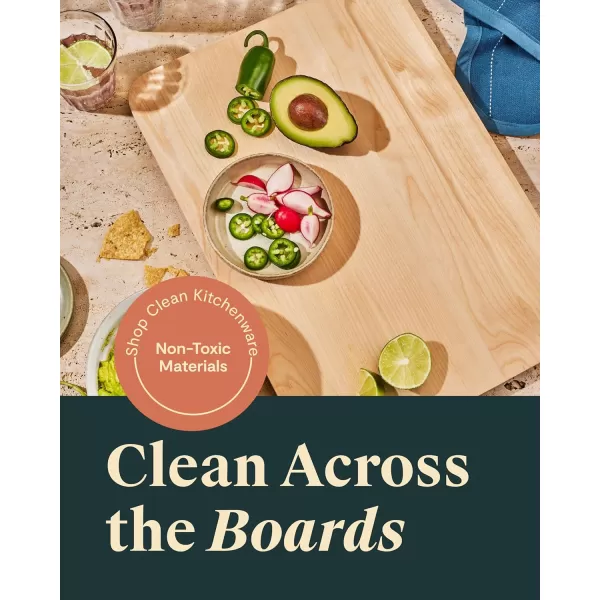 imageCaraway 4Piece Double Sided Wood Cutting Board Set  Made From FSCCertified Birch Wood  Mineral Oil ampamp Wax Finish  3 Sizes  Small Medium ampamp Large  Storage Organizers Included17L x 12W