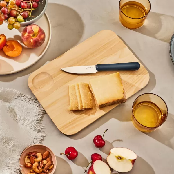 imageCaraway 4Piece Double Sided Wood Cutting Board Set  Made From FSCCertified Birch Wood  Mineral Oil ampamp Wax Finish  3 Sizes  Small Medium ampamp Large  Storage Organizers IncludedCutting Board Set