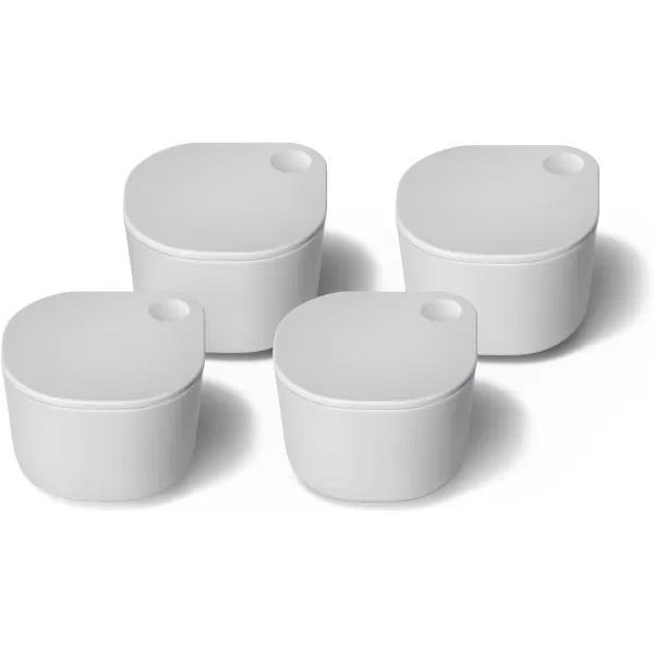 imageCaraway Glass Food Storage 10 Cup Glass Container  Ceramic Coated Food Container  Easy to Store Non Toxic Non Stick Lunch Box Container with Glass Lids Dishwasher Oven ampamp Microwave Safe  MistGray