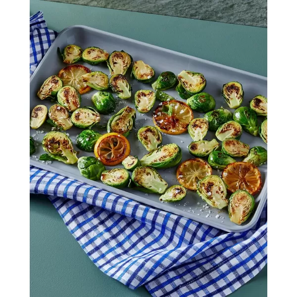 imageCaraway NonStick Ceramic Baking Sheet  Naturally Slick Ceramic Coating  NonToxic PTFE ampamp PFOA Free  Perfect for Baking Roasting and More  Medium 15quot x 10quot  CreamMarigold