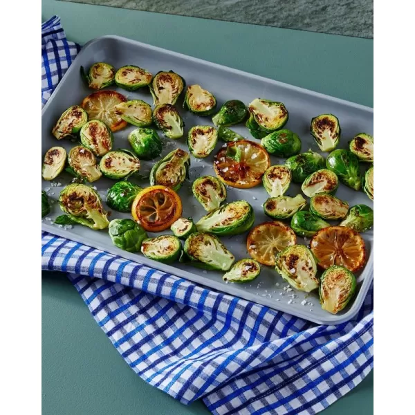 imageCaraway NonStick Ceramic Baking Sheet  Naturally Slick Ceramic Coating  NonToxic PTFE ampamp PFOA Free  Perfect for Baking Roasting and More  Medium 15quot x 10quot  CreamGray