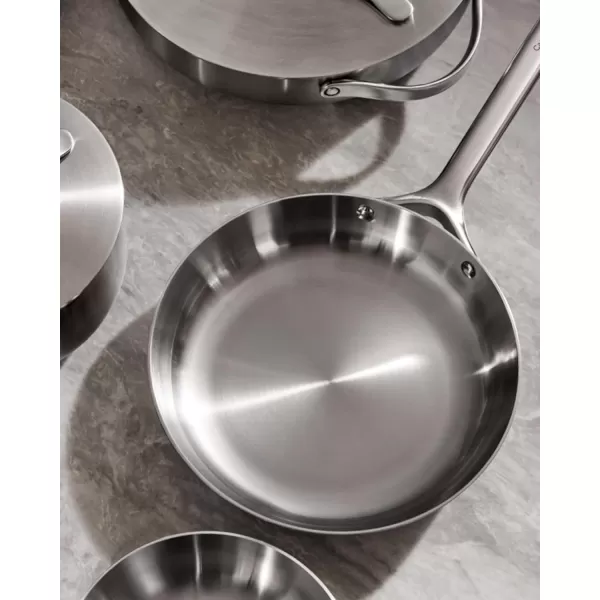 imageCaraway Stainless Steel Fry Pan 27 qt 105quot  5Ply Stainless Steel Pan  Oven Safe ampamp Stovetop Agnostic  Non Toxic PTFE ampamp PFOA Free8 IN