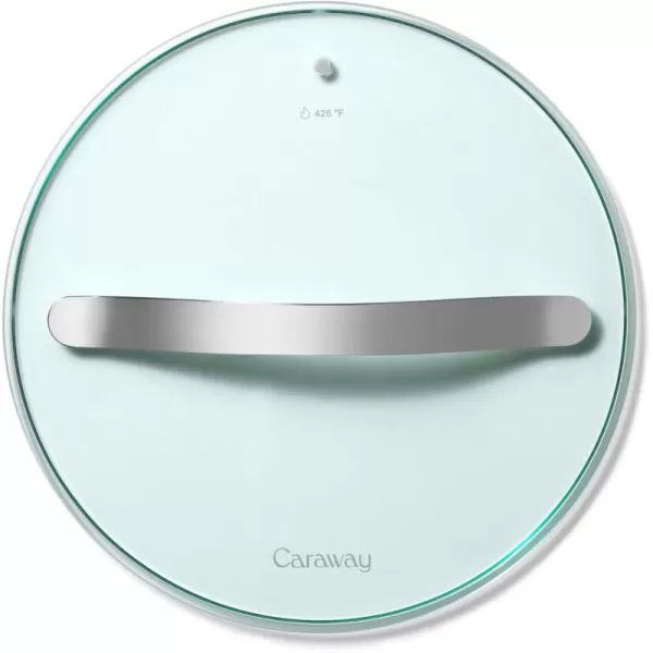imageCaraway 105quot Glass Lid for Pots and Pans  Made With Tempered Glass  Sized to Fit Caraway CeramicCoated ampamp Stainless Steel Cookware