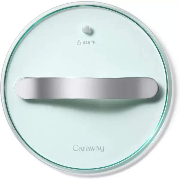imageCaraway 7quot Glass Lid for Pots and Pans  Made With Tempered Glass  Sized to Fit Caraway CeramicCoated ampamp Stainless Steel Cookware