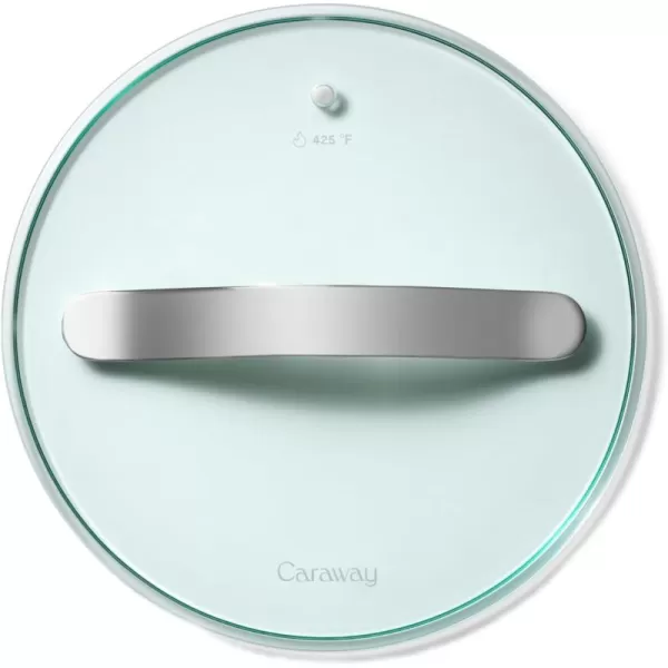imageCaraway 8quot Glass Lid for Pots and Pans  Made With Tempered Glass  Sized to Fit Caraway CeramicCoated ampamp Stainless Steel Cookware