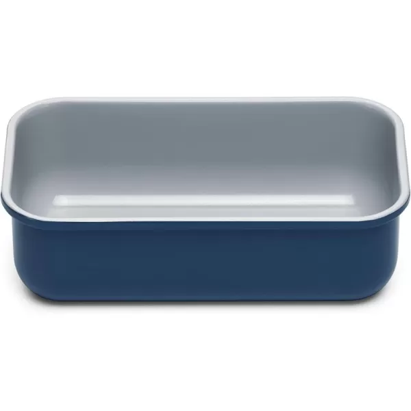 imageCaraway NonStick Ceramic 1 lb Loaf Pan  Naturally Slick Ceramic Coating  NonToxic PTFE ampamp PFOA Free  Perfect for Pound Cakes Breads ampamp More  SageNavy