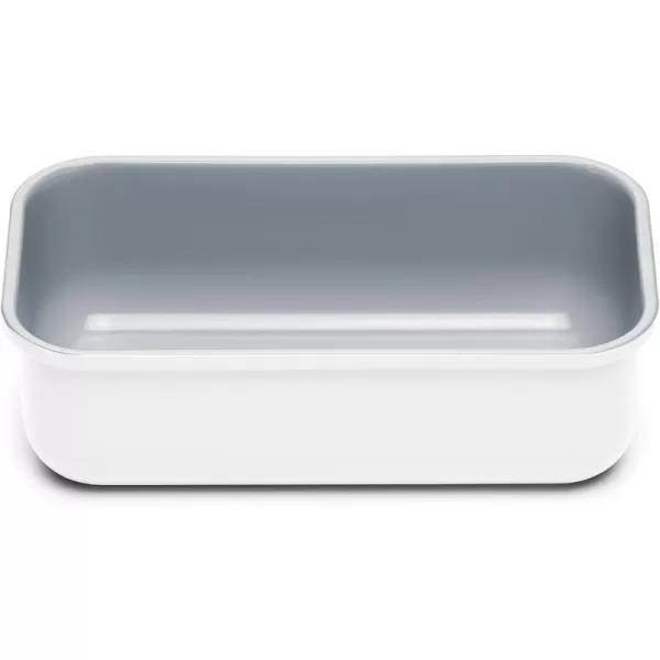 imageCaraway NonStick Ceramic 1 lb Loaf Pan  Naturally Slick Ceramic Coating  NonToxic PTFE ampamp PFOA Free  Perfect for Pound Cakes Breads ampamp More  SageWhite