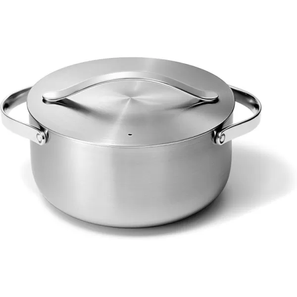 imageCaraway Stainless Steel Dutch Oven 45 Qt  5Ply Stainless Steel  Oven Safe ampamp Stovetop Agnostic  Non Toxic PTFE ampamp PFOA Free