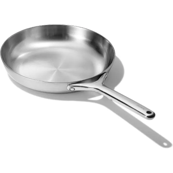 imageCaraway Stainless Steel Fry Pan 27 qt 105quot  5Ply Stainless Steel Pan  Oven Safe ampamp Stovetop Agnostic  Non Toxic PTFE ampamp PFOA Free105 IN