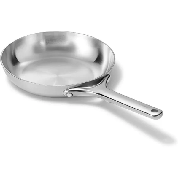 imageCaraway Stainless Steel Fry Pan 27 qt 105quot  5Ply Stainless Steel Pan  Oven Safe ampamp Stovetop Agnostic  Non Toxic PTFE ampamp PFOA Free8 IN