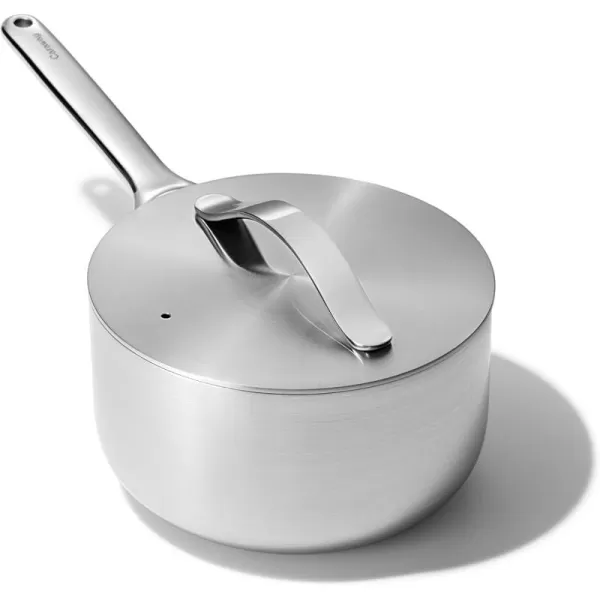 imageCaraway Stainless Steel Sauce Pan 175 Qt  5Ply Stainless Steel  Oven Safe ampamp Stovetop Agnostic  Non Toxic PTFE ampamp PFOA Free3 Qt