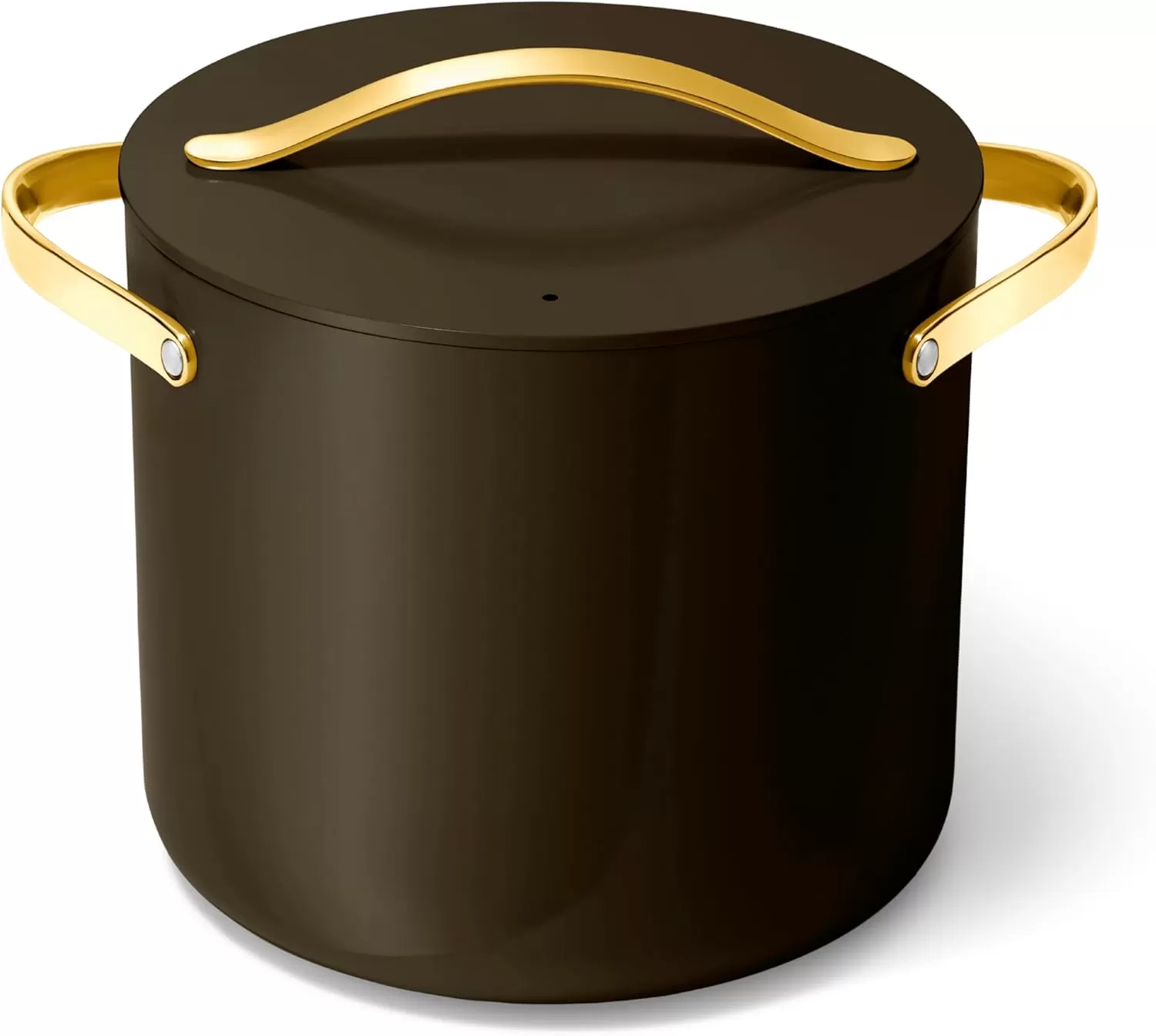 imageCaraway Stock Pot  12 Qt Ceramic Coated Pot With Lid  Fee From Forever Chemicals  Large Pot for Bigger Batches  NavyBlack