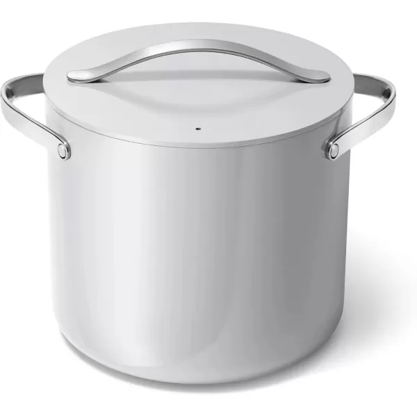 imageCaraway Stock Pot  12 Qt Ceramic Coated Pot With Lid  Fee From Forever Chemicals  Large Pot for Bigger Batches  NavyGray