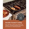 imageCaraway Cast Iron Skillet  105 Enameled Cast Iron Pan With 3 Layer Enamel Coating  No Seasoning Required  Compatible With All Stovetops  Free From Forever Chemicals  GrayGray