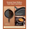 imageCaraway Enameled Cast Iron Grill Pan  105 Grill Pan for Stovetop Cooking  3 Layer Enamel Coating  No Seasoning Required  Compatible With All Stovetops  Free From Forever Chemicals  GrayLight Mist