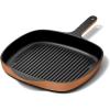 imageCaraway Enameled Cast Iron Grill Pan  105 Grill Pan for Stovetop Cooking  3 Layer Enamel Coating  No Seasoning Required  Compatible With All Stovetops  Free From Forever Chemicals  GrayRust