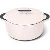 imageCaraway Enameled Dutch Oven  65 qt Cast Iron Dutch Oven With Lid  3 Layer Enamel Coating  No Seasoning Required  Compatible With All Stovetops  Oven Safe  No Forever Chemicals  RustCream