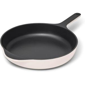 imageCaraway Cast Iron Skillet  105 Enameled Cast Iron Pan With 3 Layer Enamel Coating  No Seasoning Required  Compatible With All Stovetops  Free From Forever Chemicals  GrayCream