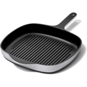 imageCaraway Enameled Cast Iron Grill Pan  105 Grill Pan for Stovetop Cooking  3 Layer Enamel Coating  No Seasoning Required  Compatible With All Stovetops  Free From Forever Chemicals  GrayGray