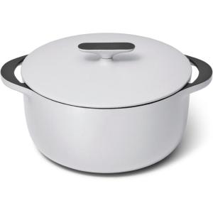 imageCaraway Enameled Dutch Oven  65 qt Cast Iron Dutch Oven With Lid  3 Layer Enamel Coating  No Seasoning Required  Compatible With All Stovetops  Oven Safe  No Forever Chemicals  RustGray