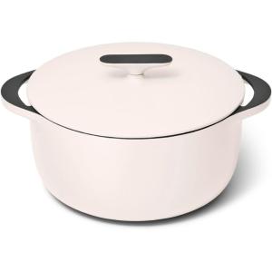 imageCaraway Enameled Dutch Oven  65 qt Cast Iron Dutch Oven With Lid  3 Layer Enamel Coating  No Seasoning Required  Compatible With All Stovetops  Oven Safe  No Forever Chemicals  RustCream