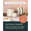 imageCaraway Cookware Collection  Specialty Cookware Set  Petite Cooker Stir Fry Pan Rondeau ampamp Stock Pot  3 Lids ampamp Storage Organizer Included  CreamPerracotta