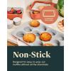 imageCaraway NonStick Ceramic 12Cup Muffin Pan  Naturally Slick Ceramic Coating  NonToxic PTFE ampamp PFOA Free  Perfect for Cupcakes Muffins and More  PerracottaBlack