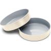 imageCaraway NonStick Ceramic 9 Circle Pan  Naturally Slick Ceramic Coating  NonToxic PTFE ampamp PFOA Free  Perfect for Birthday Cakes Tartes ampamp More  NavyCream