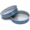 imageCaraway NonStick Ceramic 9 Circle Pan  Naturally Slick Ceramic Coating  NonToxic PTFE ampamp PFOA Free  Perfect for Birthday Cakes Tartes ampamp More  NavySlate