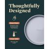imageCaraway NonStick Ceramic 9 Circle Pan  Naturally Slick Ceramic Coating  NonToxic PTFE ampamp PFOA Free  Perfect for Birthday Cakes Tartes ampamp More  NavyMarigold