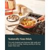 imageCaraway NonStick Stir Fry Pan  12 WokInspired Pan  Free From Forever Chemicals  HighSloped Walls  Stainless Steel Handles  CreamMarigold