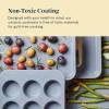 imageCaraway Nonstick Ceramic Bakeware Set 11 Pieces  Baking Sheets Assorted Baking Pans Cooling Rack ampamp Storage  Aluminized Steel Body  Non Toxic PTFE ampamp PFOA Free  SlateSage