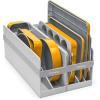 imageCaraway Nonstick Ceramic Bakeware Set 11 Pieces  Baking Sheets Assorted Baking Pans Cooling Rack ampamp Storage  Aluminized Steel Body  Non Toxic PTFE ampamp PFOA Free  SlateMarigold