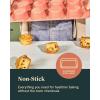 imageCaraway Nonstick Ceramic Bakeware Set 11 Pieces  Baking Sheets Assorted Baking Pans Cooling Rack ampamp Storage  Aluminized Steel Body  Non Toxic PTFE ampamp PFOA Free  SlateMarigold