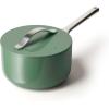 imageCaraway Nonstick Ceramic Sauce Pan with Lid 175 qt  Non Toxic PTFE ampamp PFOA Free  Oven Safe ampamp Compatible with All Stovetops Gas Electric ampamp Induction  CreamSage