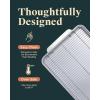 imageCaraway Stainless Steel Cooling Rack  18quot x 13quot  For Cooling Baked Goods Icing ampamp More  Designed to Fit Into Our Large Baking Sheet