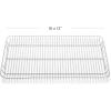 imageCaraway Stainless Steel Cooling Rack  18quot x 13quot  For Cooling Baked Goods Icing ampamp More  Designed to Fit Into Our Large Baking Sheet