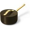 imageCaraway Nonstick Ceramic Sauce Pan with Lid 175 qt  Non Toxic PTFE ampamp PFOA Free  Oven Safe ampamp Compatible with All Stovetops Gas Electric ampamp Induction  CreamBlack