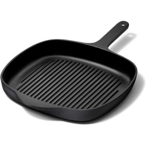 imageCaraway Enameled Cast Iron Grill Pan  105 Grill Pan for Stovetop Cooking  3 Layer Enamel Coating  No Seasoning Required  Compatible With All Stovetops  Free From Forever Chemicals  Charcoal