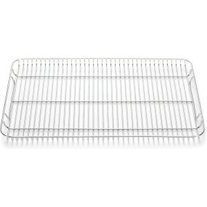 imageCaraway Stainless Steel Cooling Rack  18quot x 13quot  For Cooling Baked Goods Icing ampamp More  Designed to Fit Into Our Large Baking Sheet