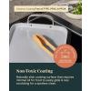 imageCaraway Double Burner Griddle  19x12 Griddle Pan  NonStick Ceramic Coated  Non Toxic PTFE ampamp PFOA Free  Oven Safe ampamp Compatible with All Stovetops  CreamMarigold