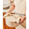 imageCaraway Dutch Oven Pot with Lid 65 qt 105quot  NonStick Ceramic Coating  Free From Forever Chemicals  Oven Safe ampamp Stovetop Agnostic  CreamCream