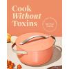 imageCaraway Dutch Oven Pot with Lid 65 qt 105quot  NonStick Ceramic Coating  Free From Forever Chemicals  Oven Safe ampamp Stovetop Agnostic  CreamPerracotta