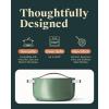 imageCaraway Dutch Oven Pot with Lid 65 qt 105quot  NonStick Ceramic Coating  Free From Forever Chemicals  Oven Safe ampamp Stovetop Agnostic  CreamSage