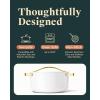 imageCaraway Dutch Oven Pot with Lid 65 qt 105quot  NonStick Ceramic Coating  Free From Forever Chemicals  Oven Safe ampamp Stovetop Agnostic  CreamWhite