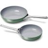 imageCaraway Nonstick Ceramic Frying Pan 27 qt 105quot  Non Toxic PTFE ampamp PFOA Free  Oven Safe ampamp Compatible with All Stovetops Gas Electric ampamp Induction  CreamSage