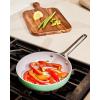 imageCaraway Nonstick Ceramic Frying Pan 27 qt 105quot  Non Toxic PTFE ampamp PFOA Free  Oven Safe ampamp Compatible with All Stovetops Gas Electric ampamp Induction  CreamSage
