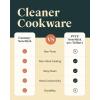 imageCaraway Nonstick Ceramic Frying Pan 27 qt 105quot  Non Toxic PTFE ampamp PFOA Free  Oven Safe ampamp Compatible with All Stovetops Gas Electric ampamp Induction  CreamSage